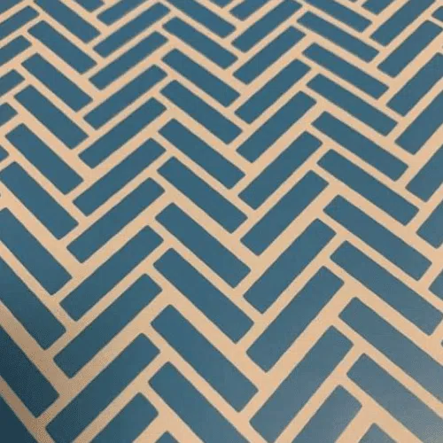 herringbone pattern stencil