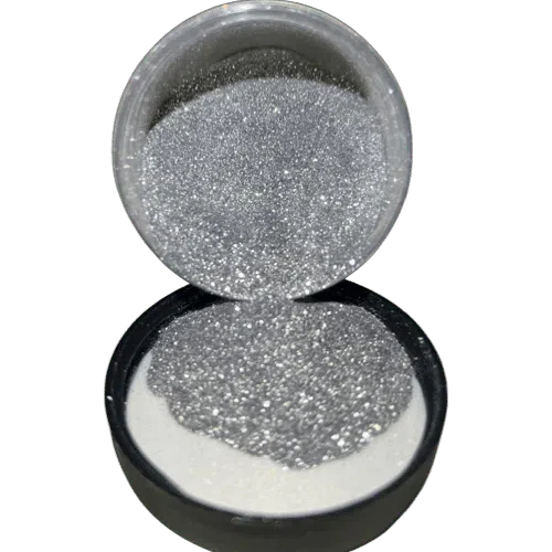 cande sugar metal flake