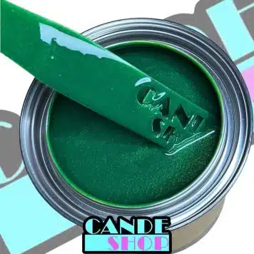 unreduced ectoplasm hard cande in quart can on stainless steel mixing stick
