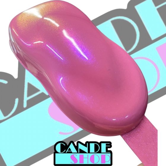 everything bagel chameleon paint spray out over pink