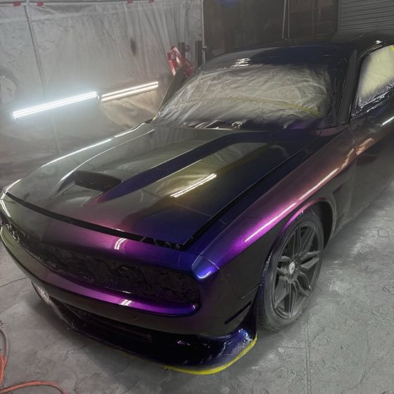 everything bagel pearl over black dodge challenger