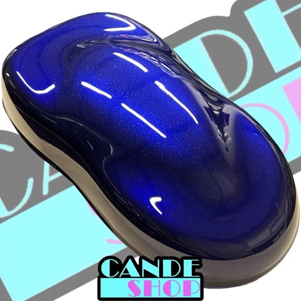 plum cande spray out over gun smoke base coat