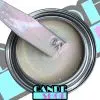 unreduced red interference pearl coat in quart can with stainless steel mixing stick dipped in