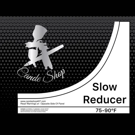 slow urethane reducer label