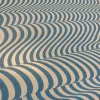 waving stripes stencil