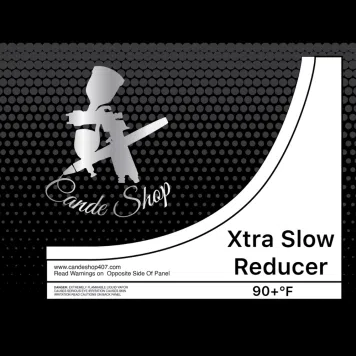 xtra slow urethane reducer label